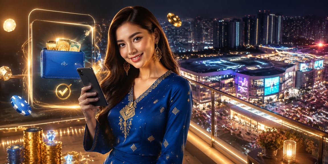 Pemain VIP wanita Malaysia menikmati pengalaman kasino eksklusif di Johor Bahru dengan baju kurung
